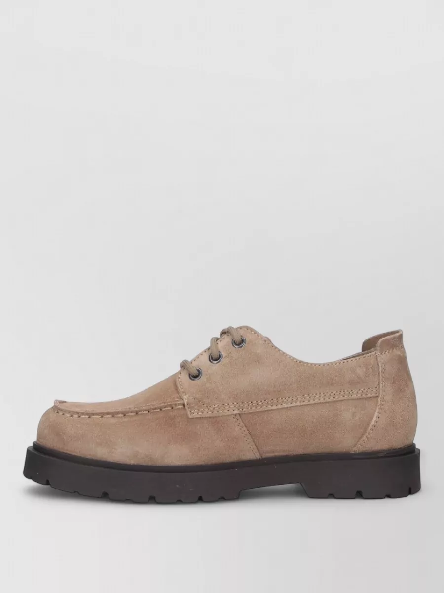 Birkenstock Leather Lace-Up Oxford Shoes