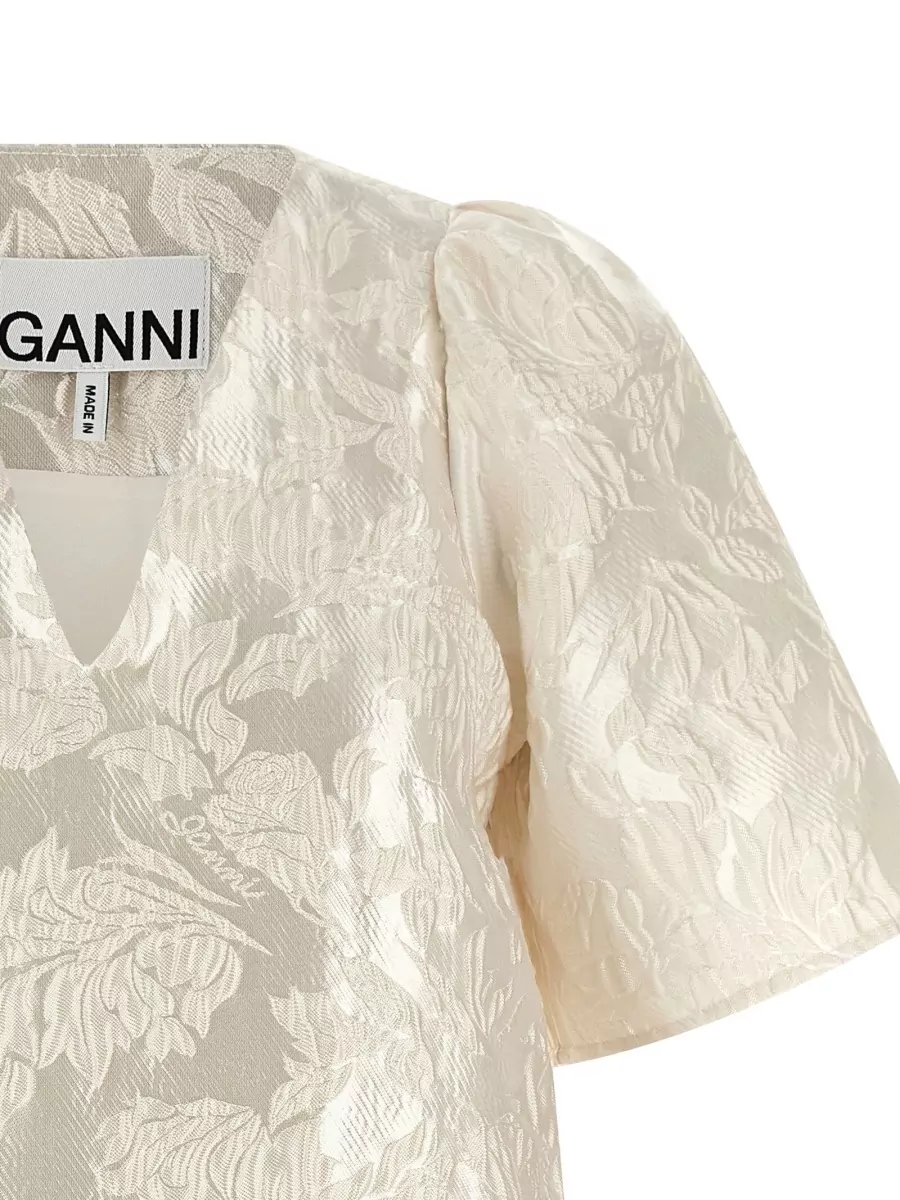 Ganni Satin Mini Dress