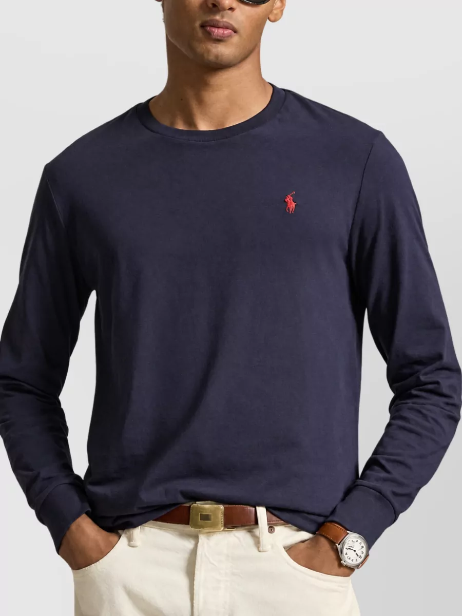 Polo Ralph Lauren Cotton Slim-Fit Long-Sleeve T-Shirt