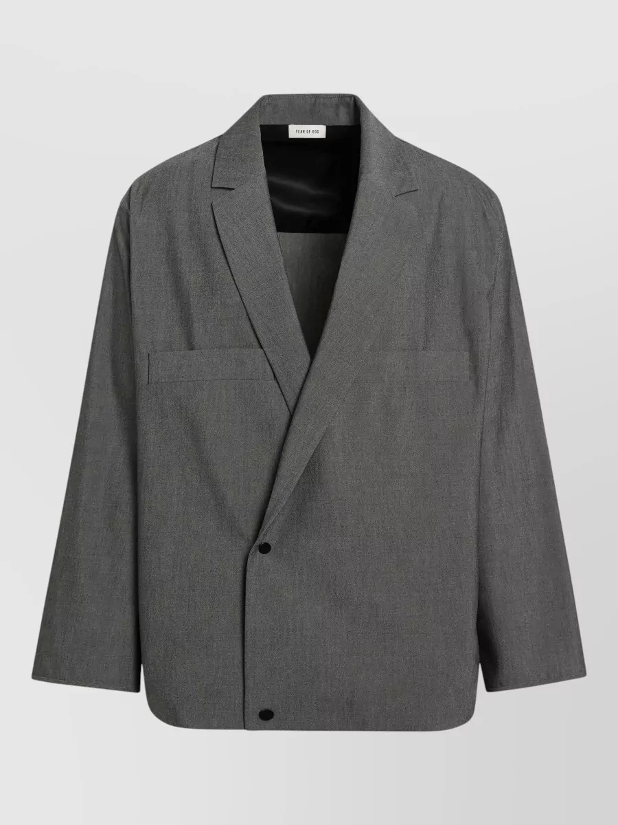 Fear Of God dark grey blazer