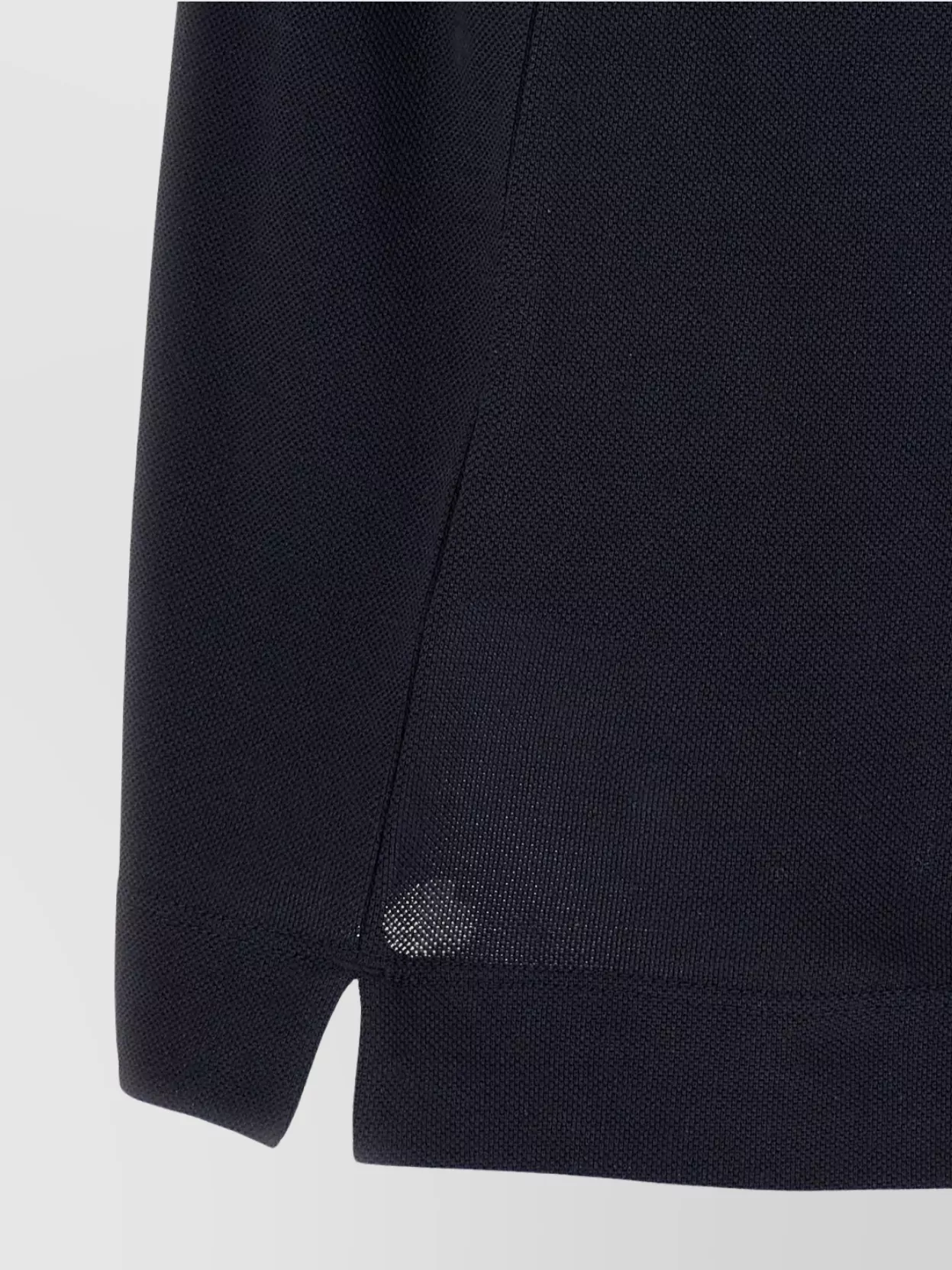 Zegna Ribbed Collar Polo Shirt With Chest Pocket