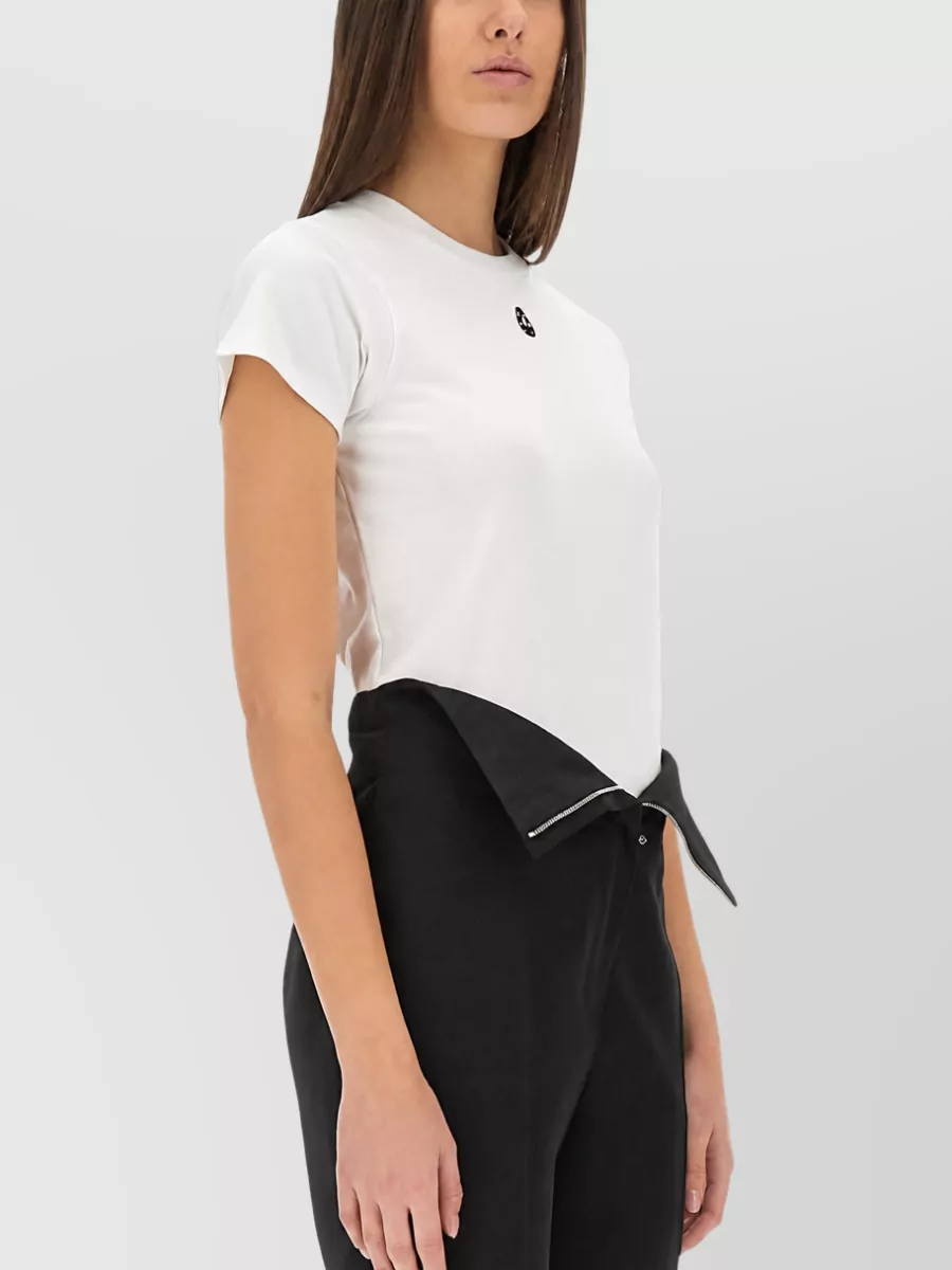 Alexander Mcqueen Cotton Skull Embroidered T-Shirt