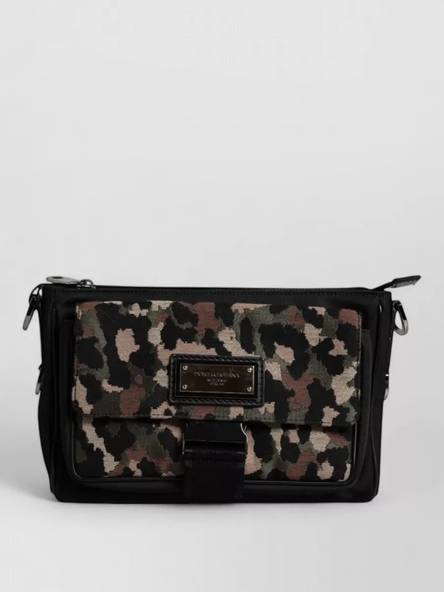 Dolce&Gabbana leopard jacquard shoulder bag