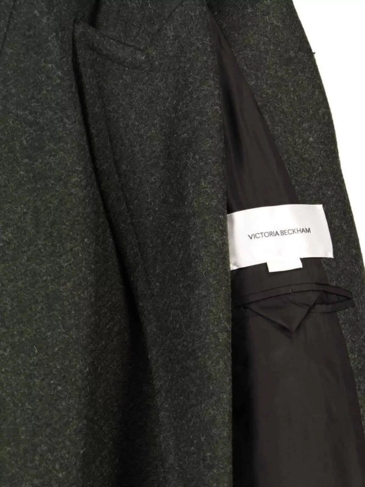 Victoria Beckham Long Length Jacket Flap Pockets