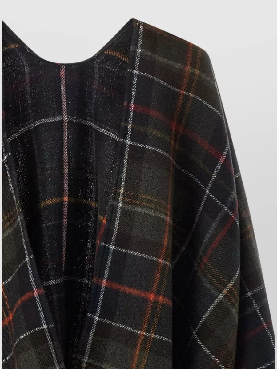 Barbour Checked Cape