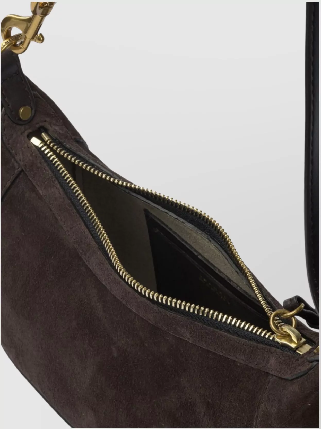 Isabel Marant Oskan Moon Shoulder Bag With Adjustable Strap