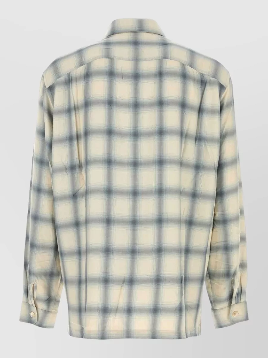 Our Legacy Embroidered Oversized Viscose Shirt