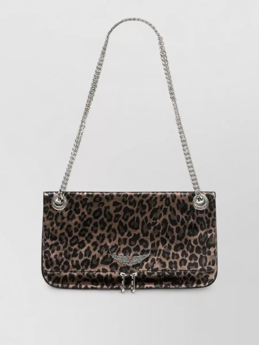 Zadig & Voltaire Rock Calfskin Leather Shoulder Bag