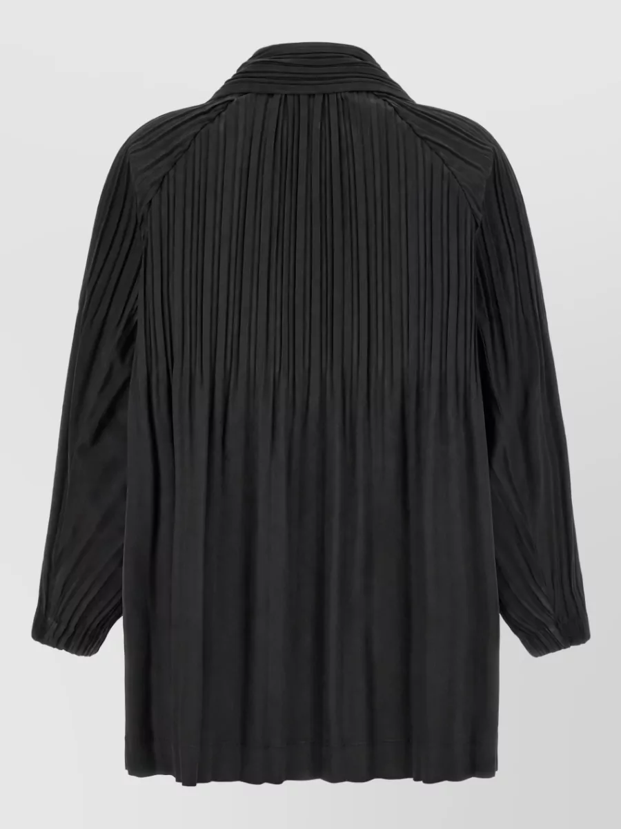 Pleats Please Issey Miyake Smooth Coat A-Line Blazer