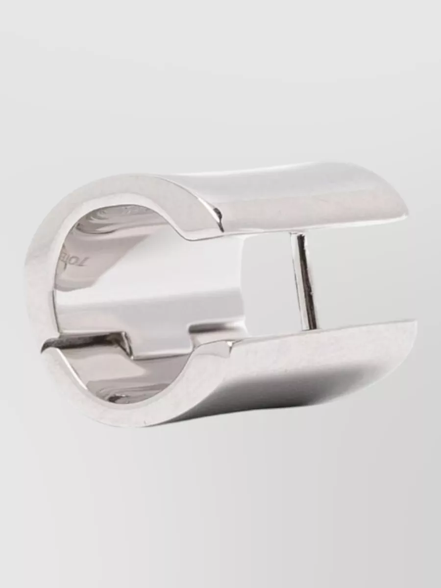 Totême Polished Hoop Earrings For Everyday Wear