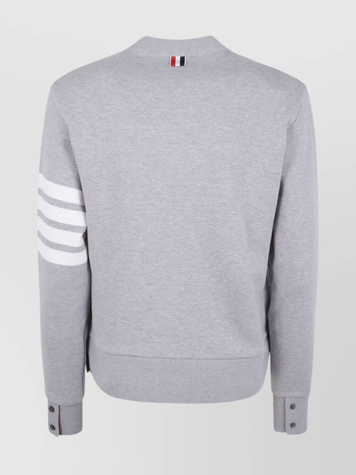 Thom Browne V-Neck Cardigan With Pockets And Ribbed Cuffs