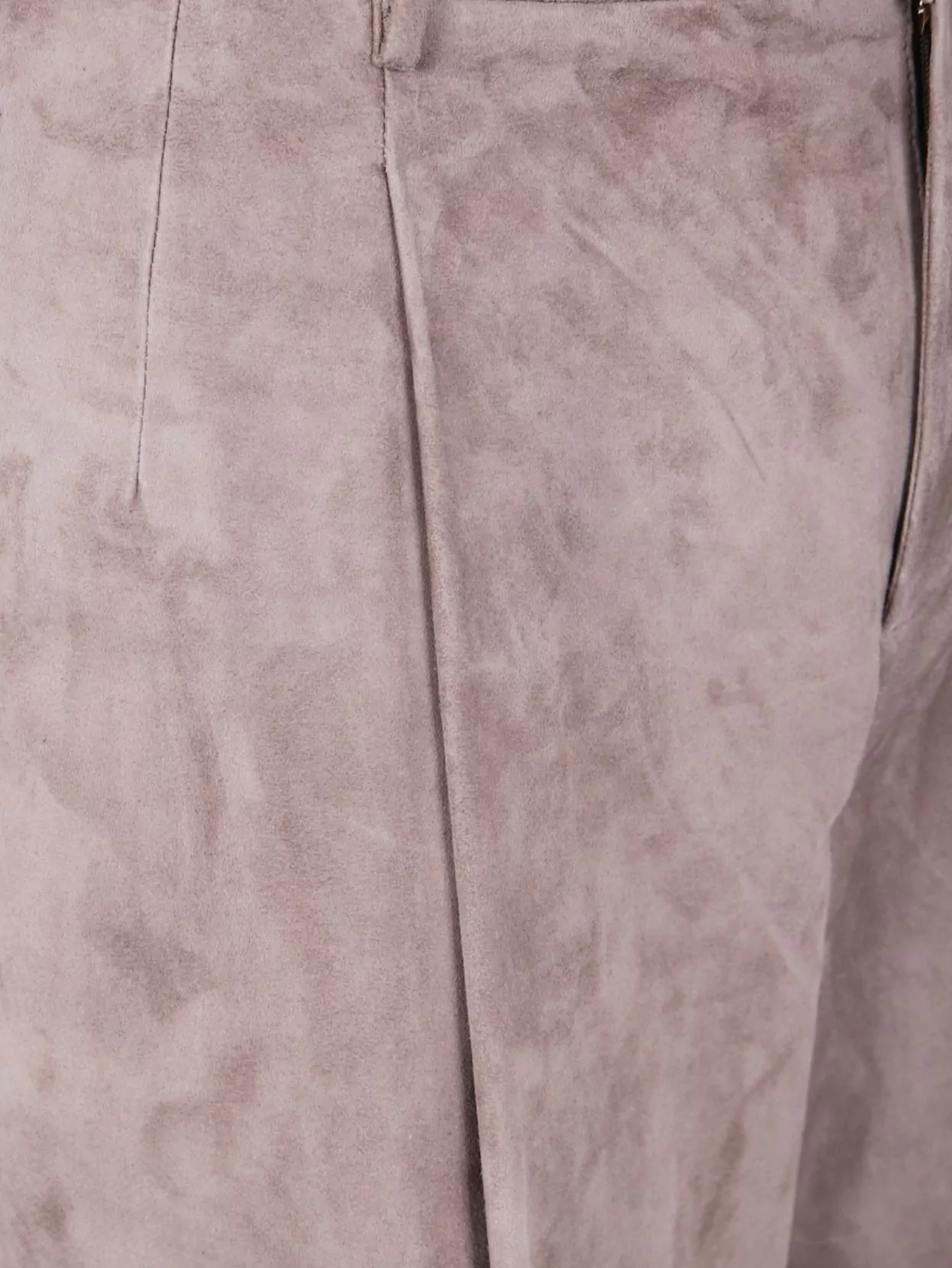 S Max Mara Wide Leg Suede Trousers With Belt Loops