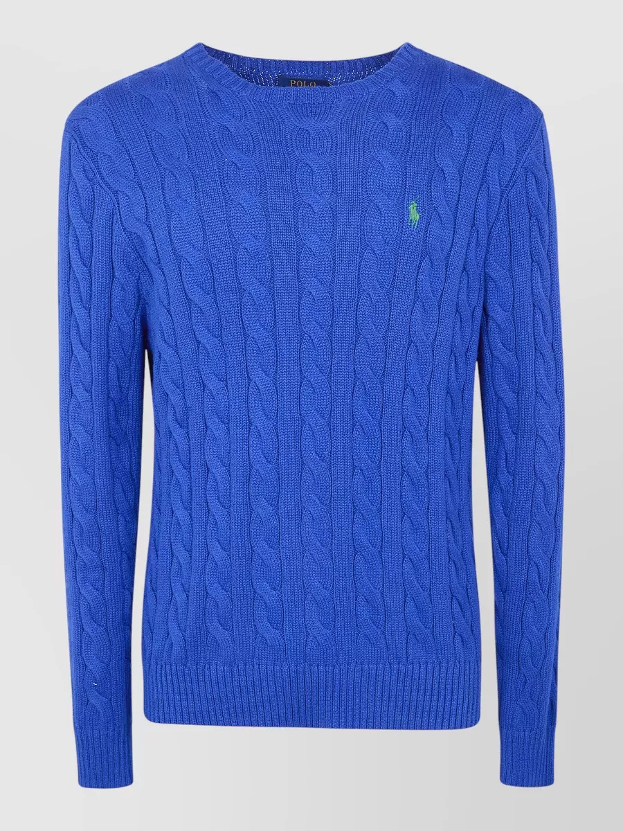 Polo Ralph Lauren Ribbed Long-Sleeve Crew-Neck Jumper