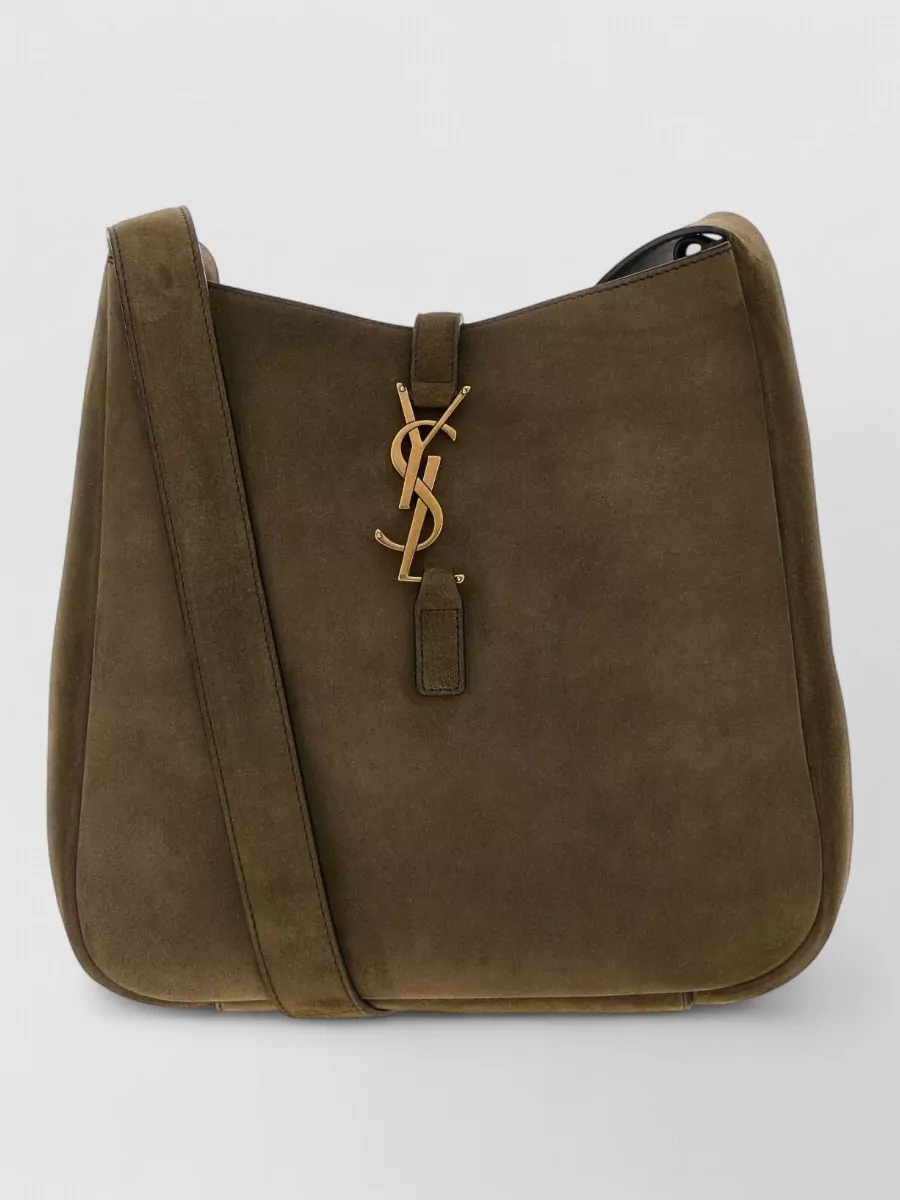 Saint Laurent le 5 à 7 suede leather crossbody bag