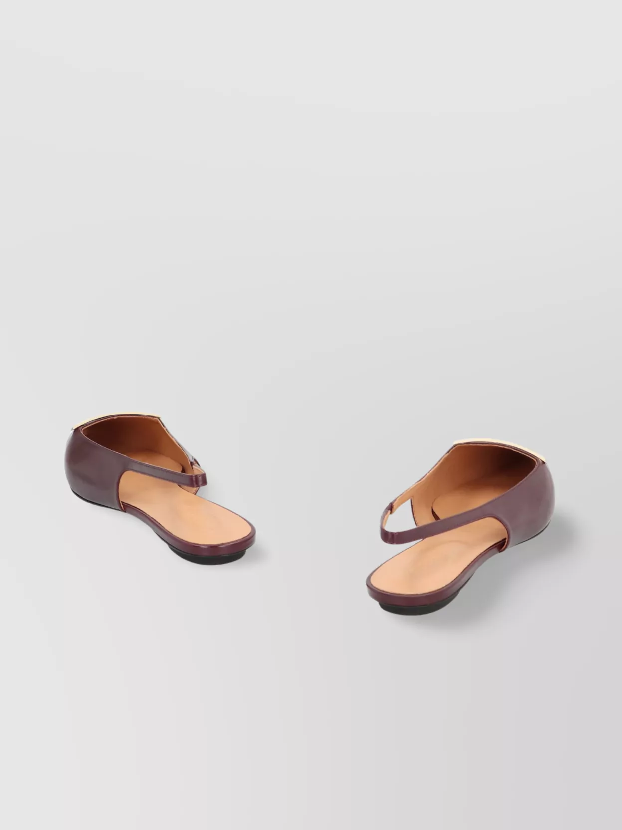 Tod's Metallic Pointed Toe Slingback Ballet Flats