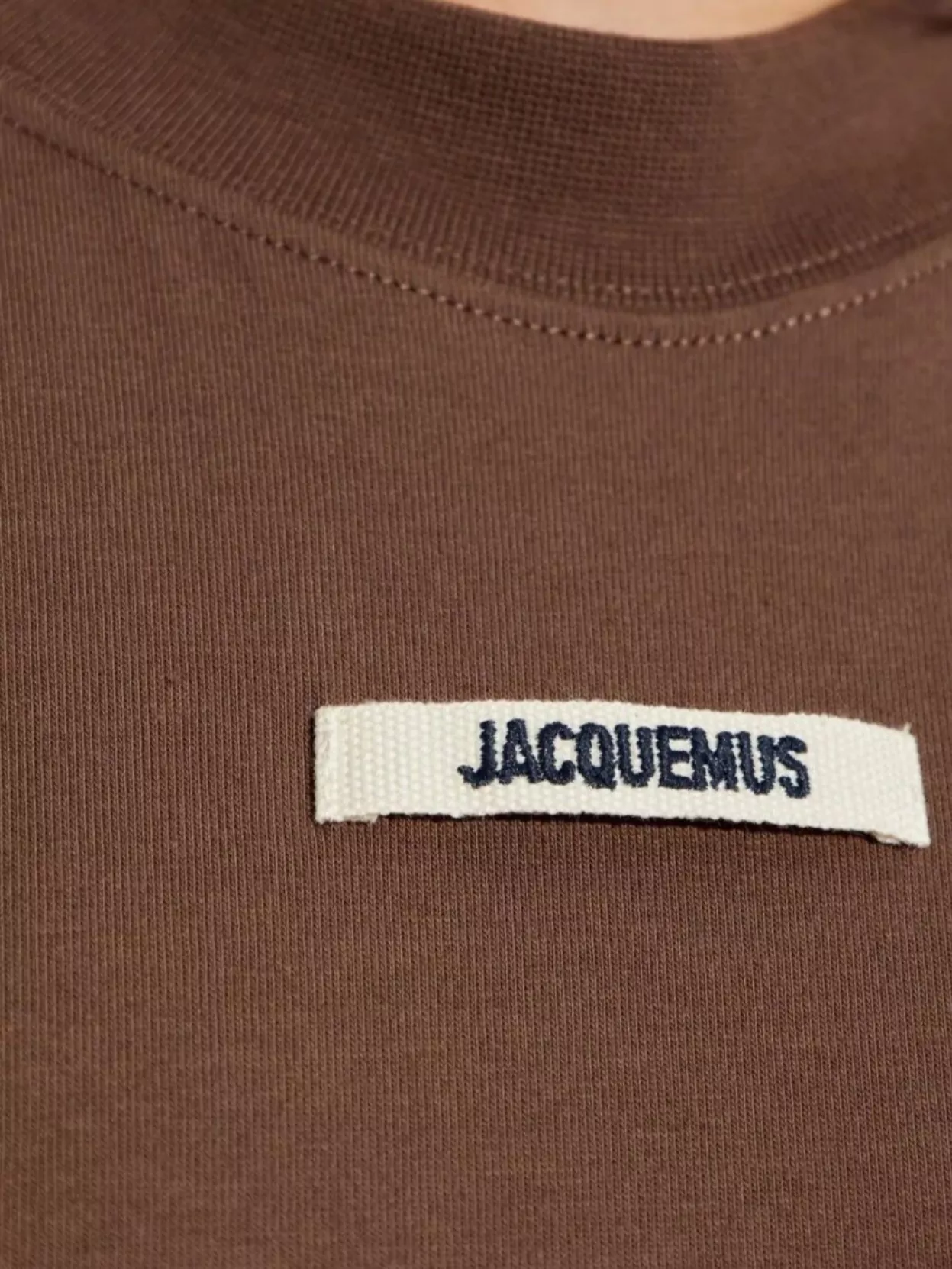 Jacquemus Ribbed Neckline Long Sleeve Top