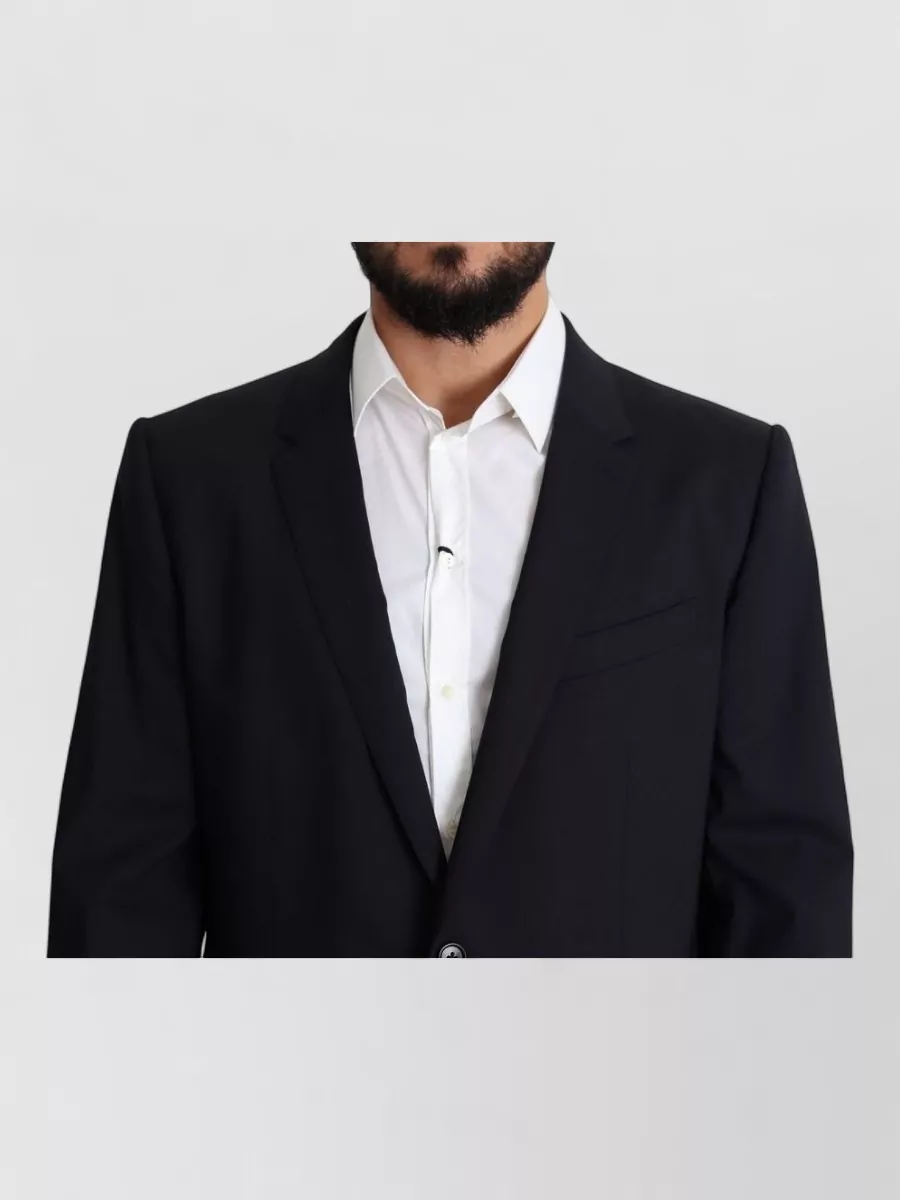 Dolce&Gabbana Virgin Wool Single-Breasted Blazer