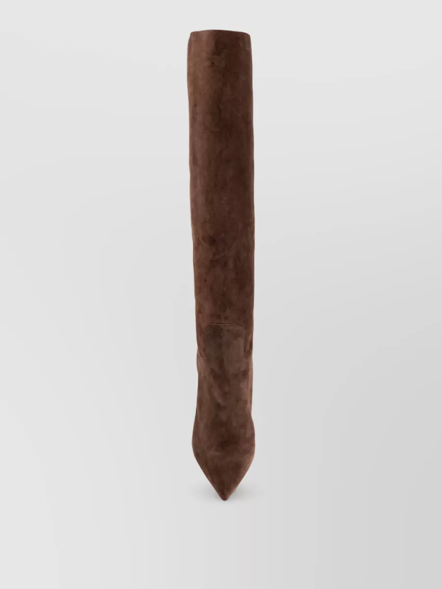 Casadei Leather Knee-High Boots