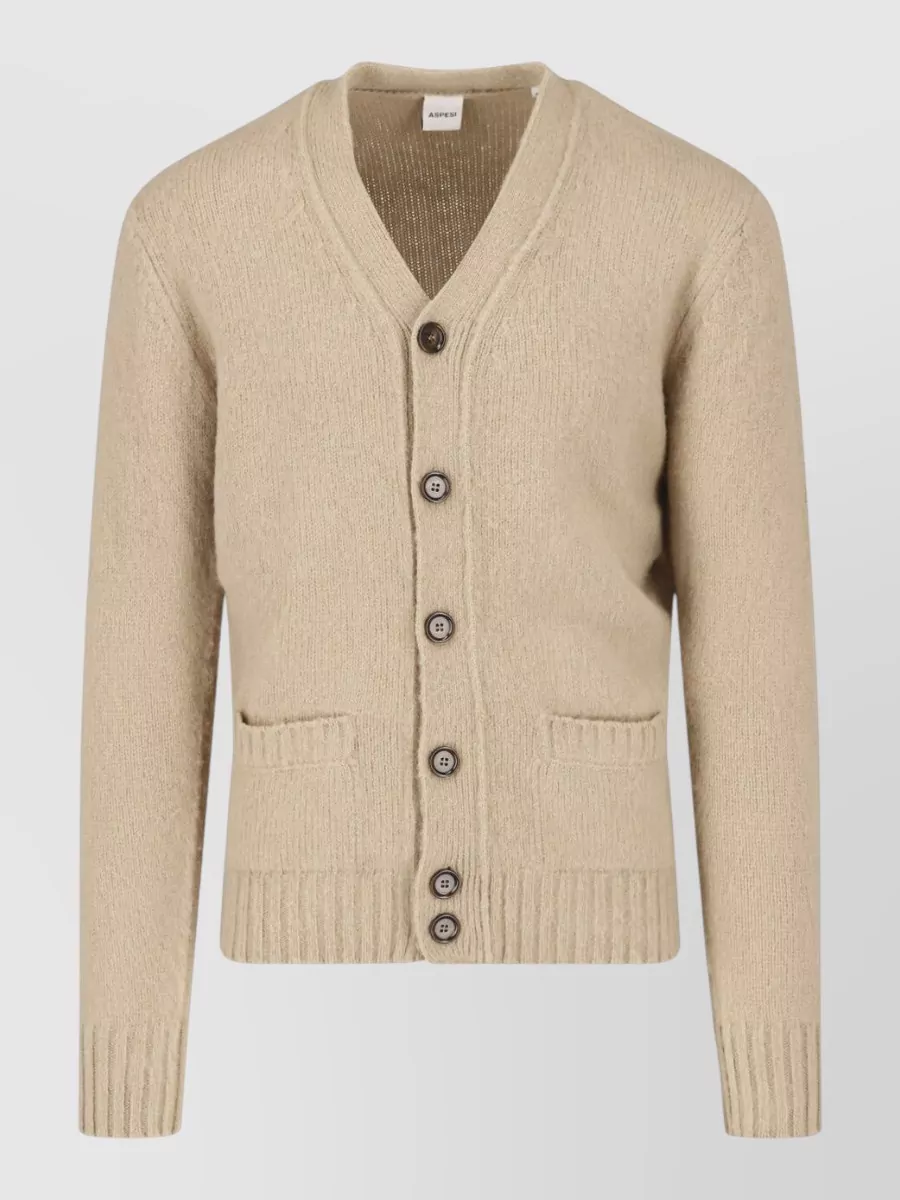 Aspesi wool crewneck jacket