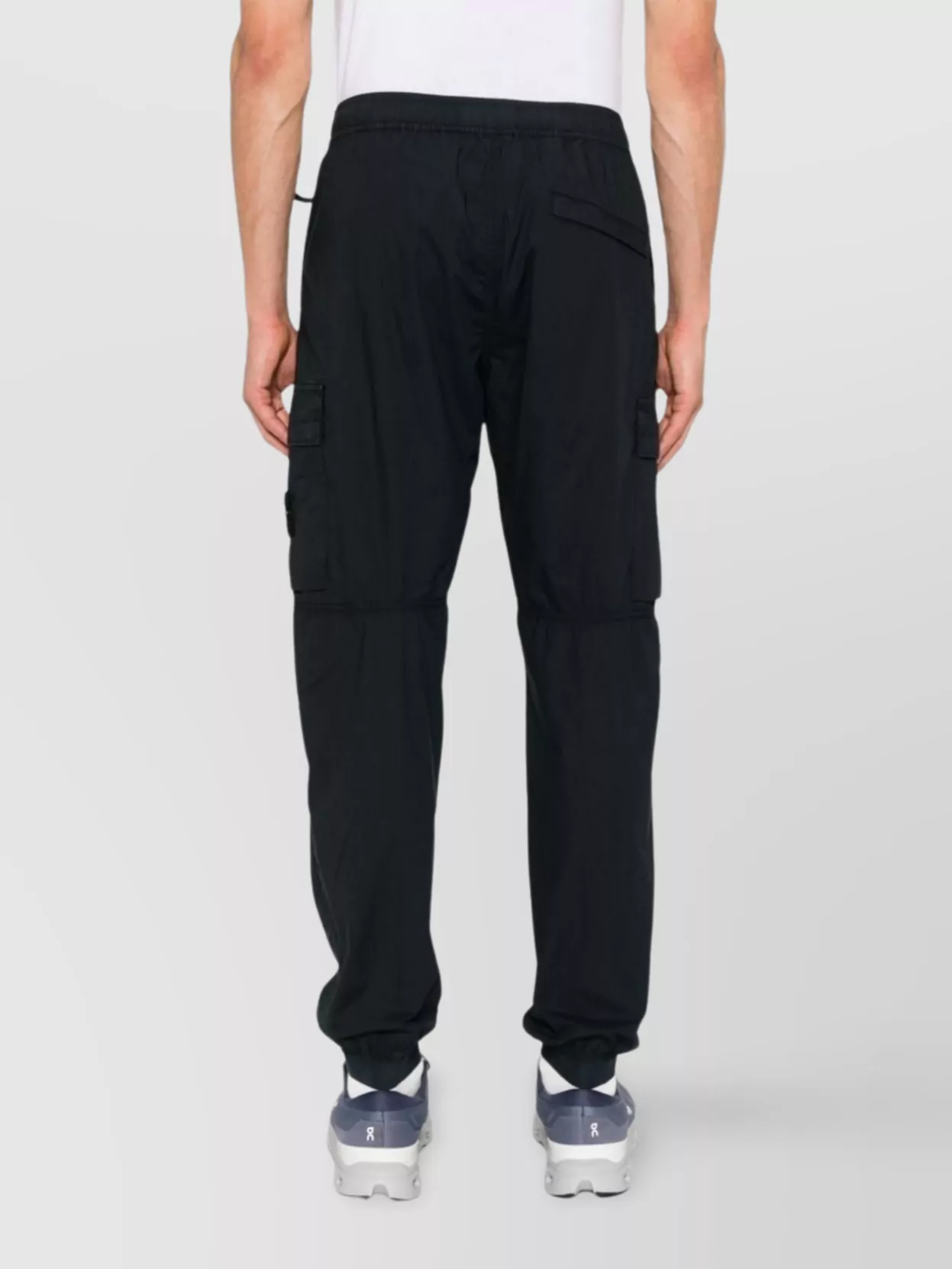 Stone Island Cargo Pants With Snap Button Pockets
