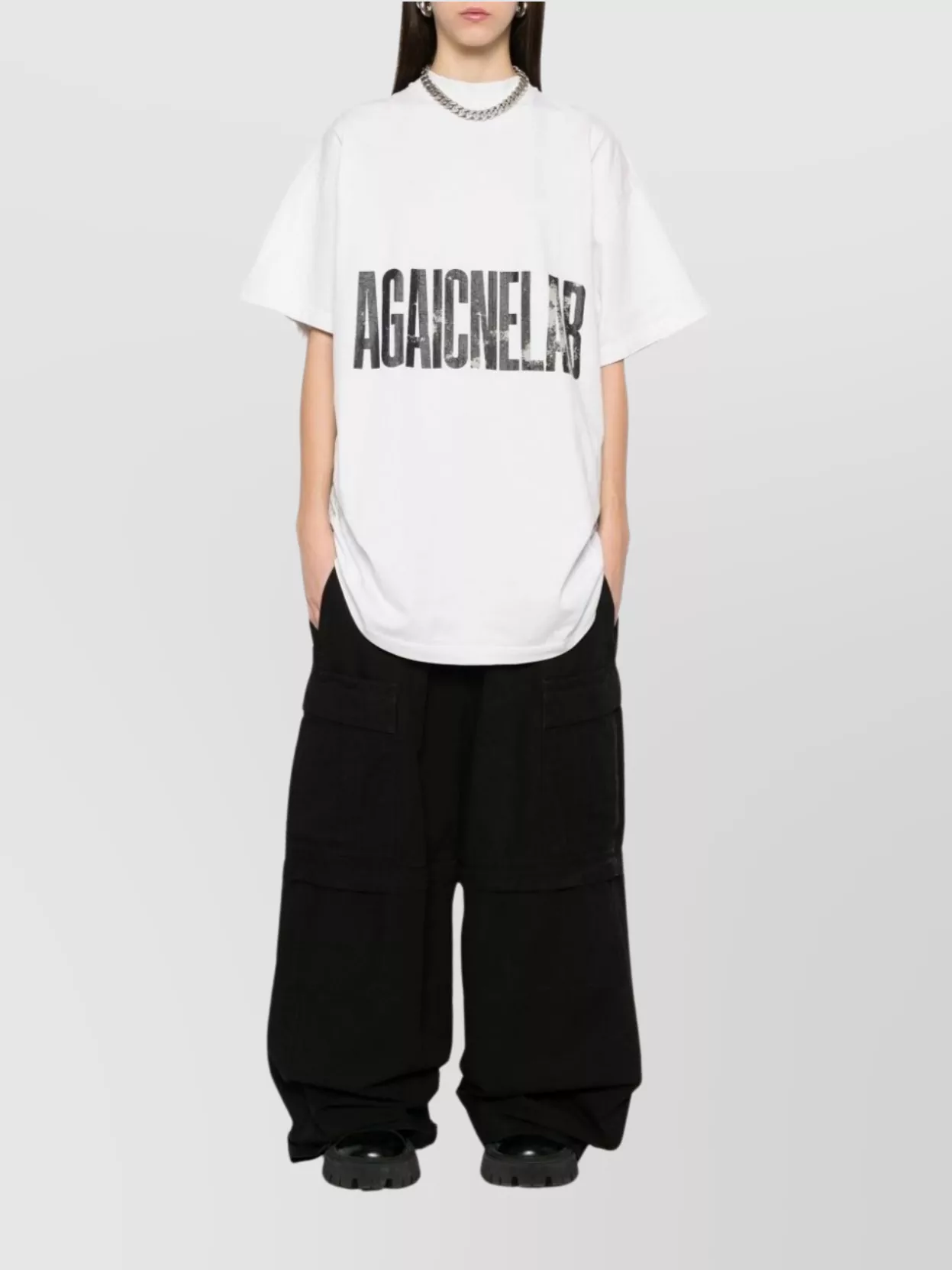 Balenciaga Layered Cotton Cargo Trousers