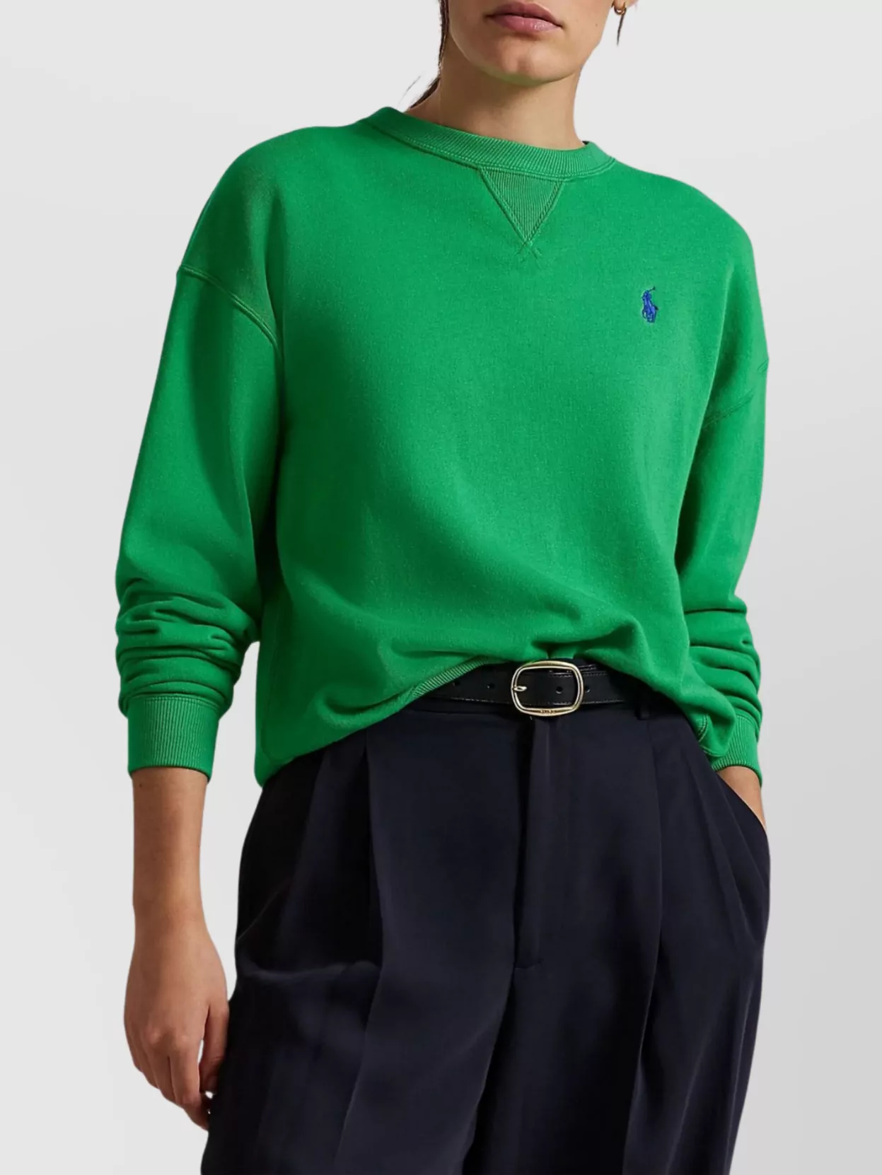 Polo Ralph Lauren Lightweight Crew-Neck Pullover With Ribbed Finish