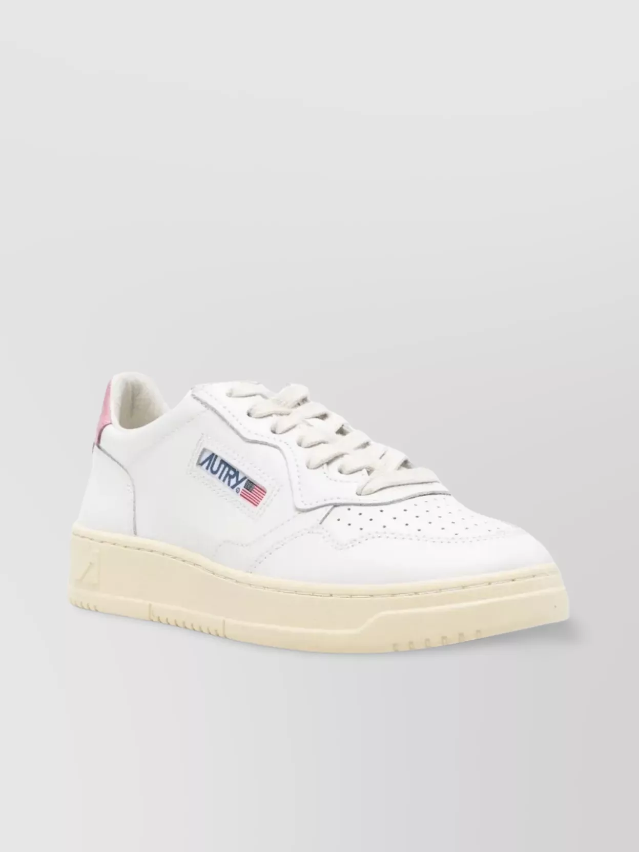 Autry Leather Low-top Sneakers With Perforated Detailing