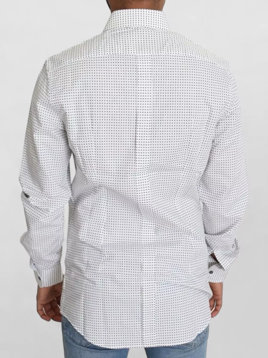 Dolce&Gabbana Cotton Slim-Fit Polka-Dot Dress Shirt