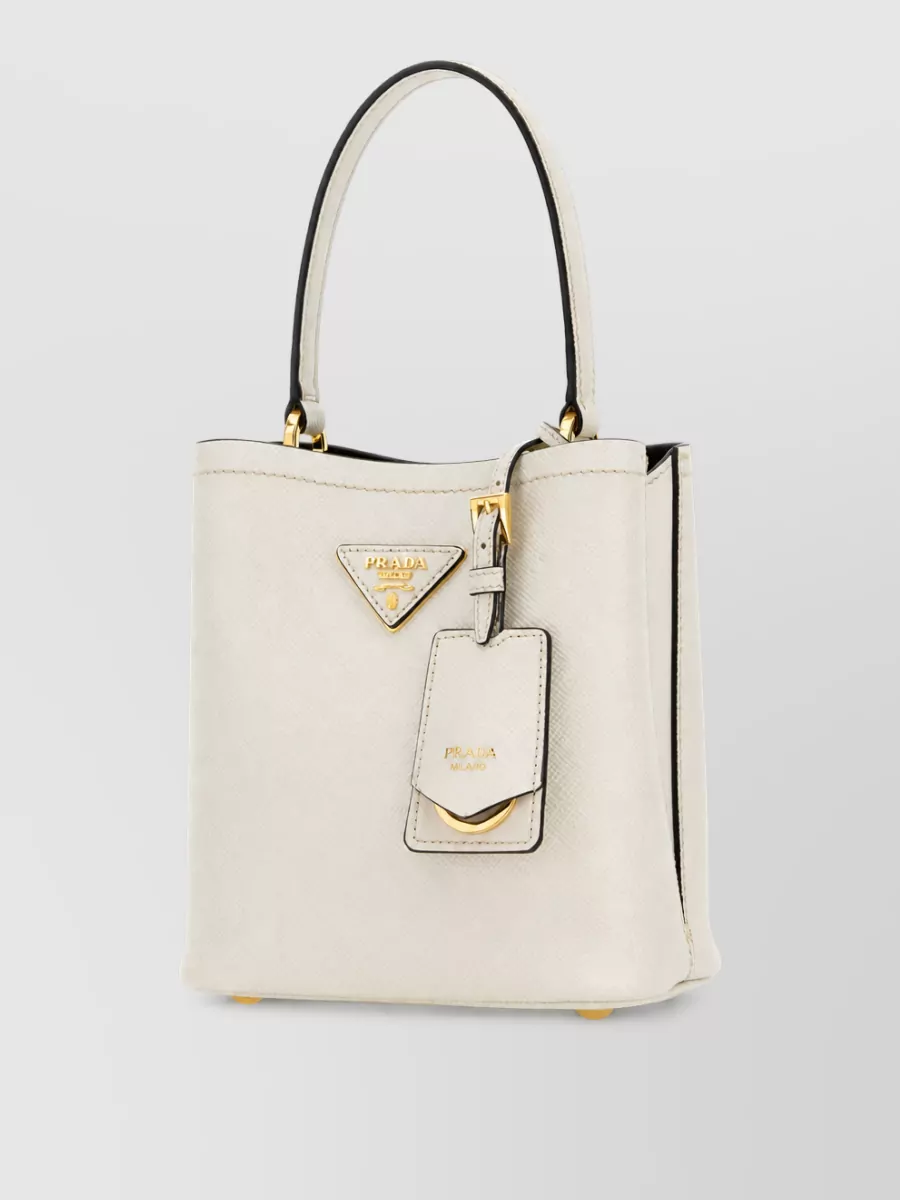 Prada small leather tote bag