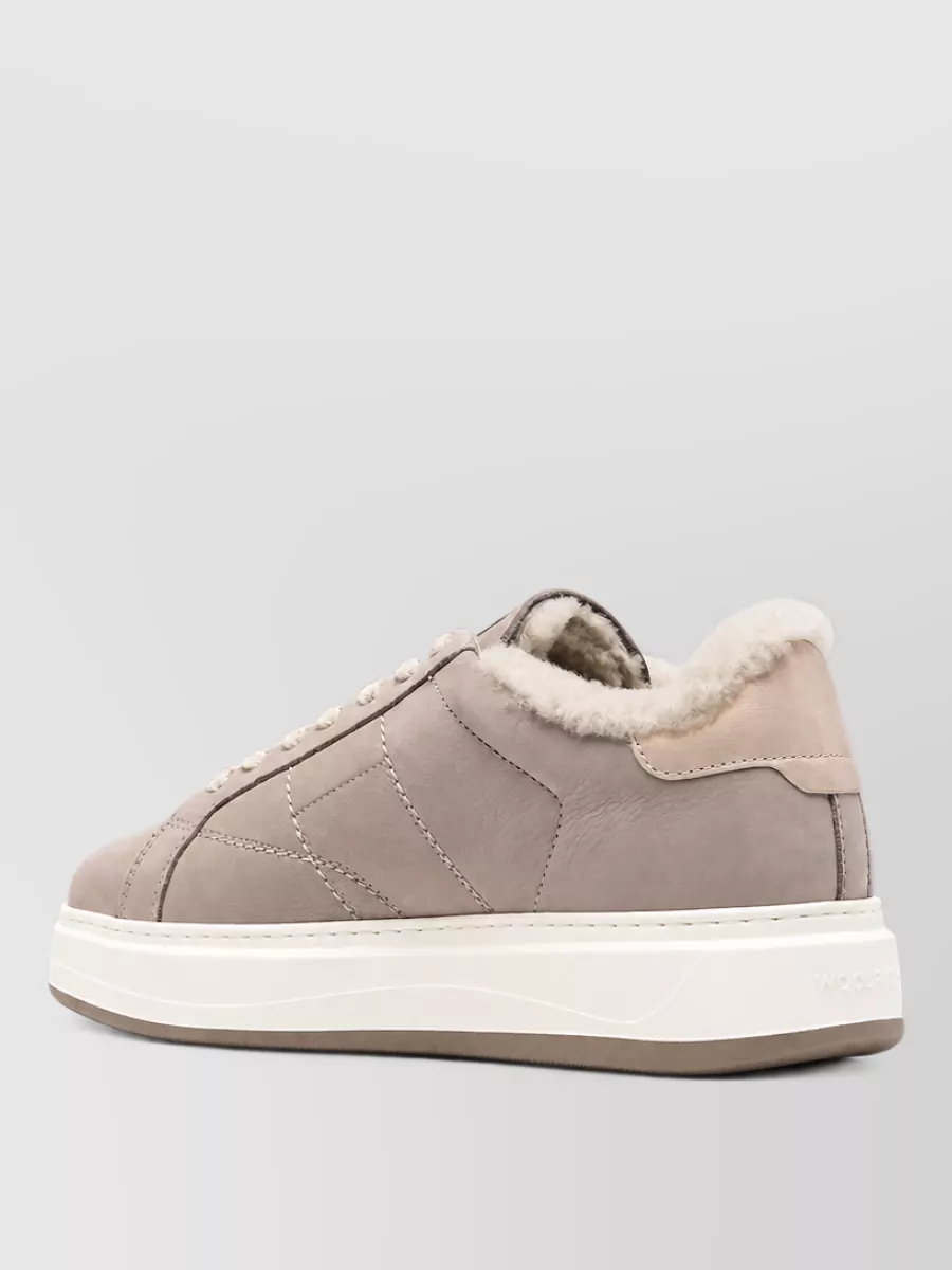Woolrich Leather Low-Top Sneakers