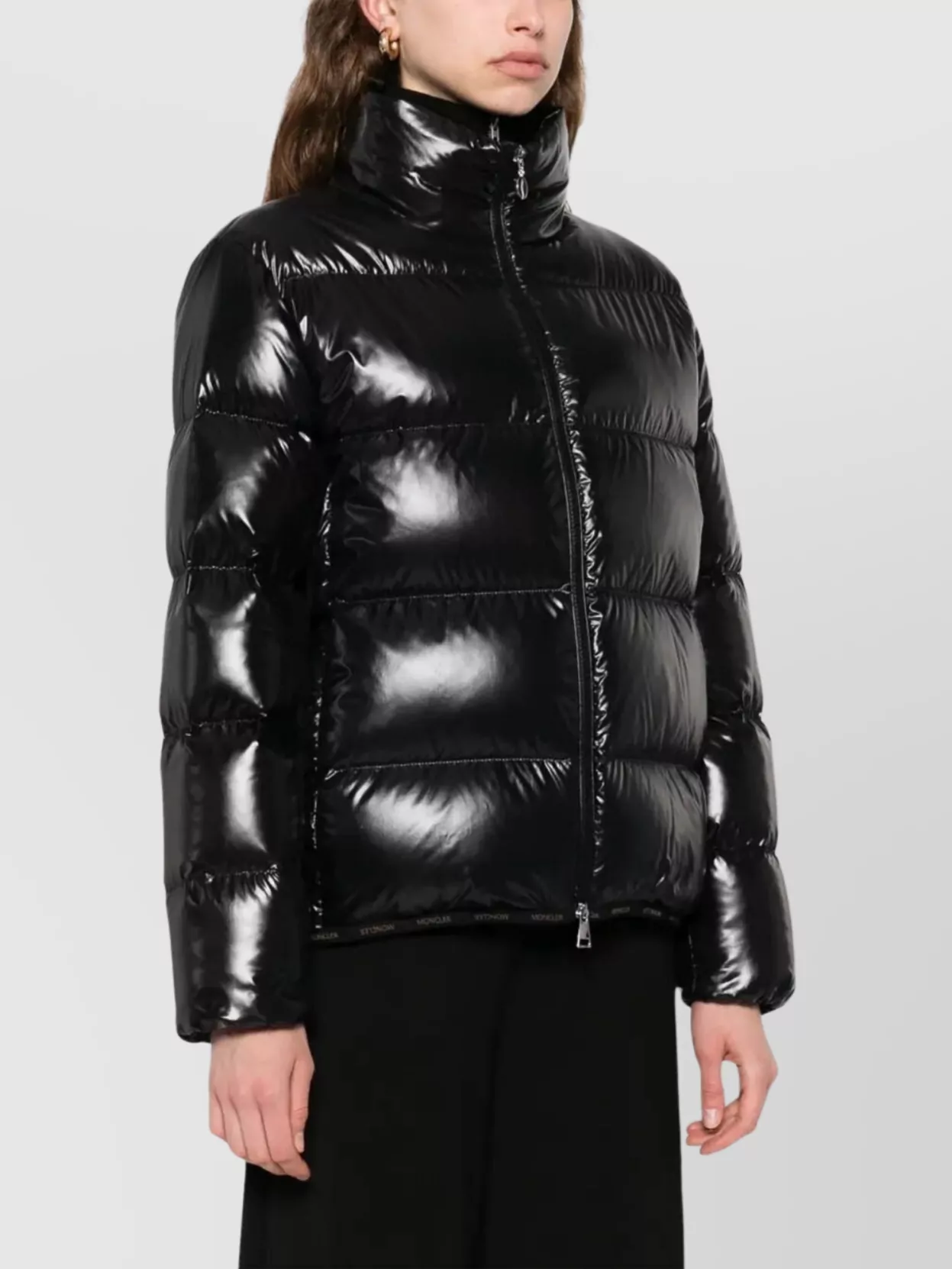 Moncler Padded Jackets With High Collar And Side Pockets