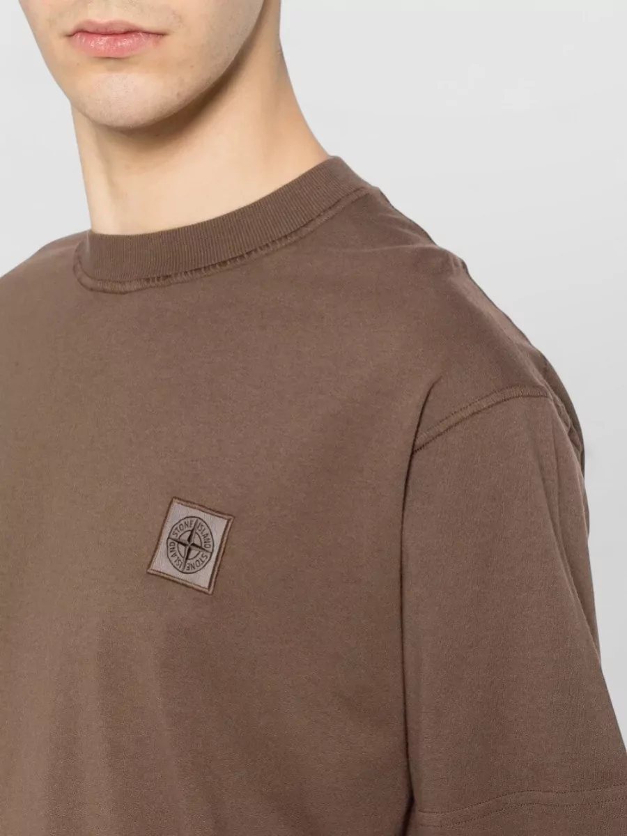 Stone Island Cotton Ribbed T-Shirt