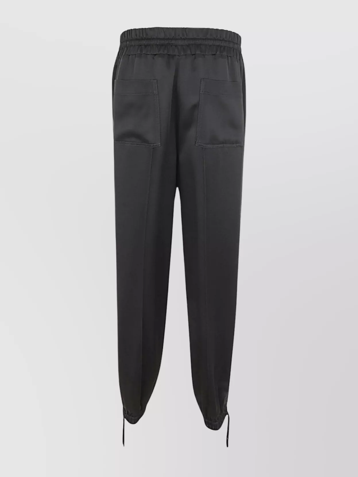 Jil Sander Relaxed Fit Jogging Pant With Tuxedo Band In Black