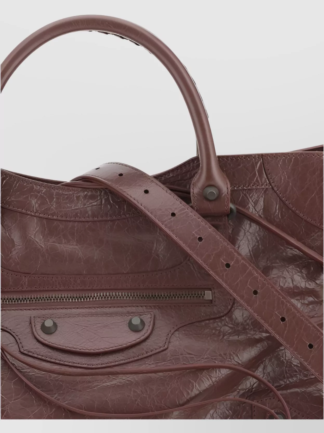 Balenciaga Medium Lambskin Shoulder Bag