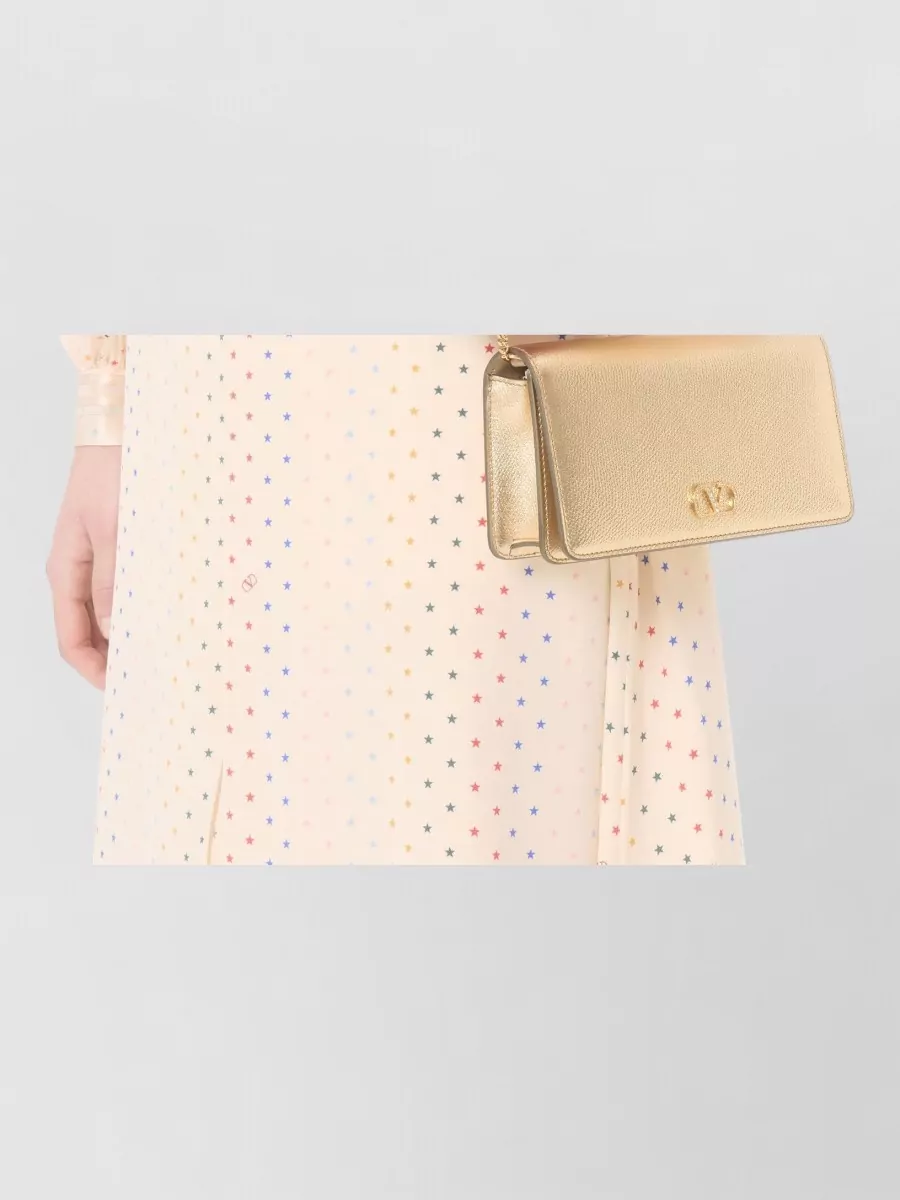 Valentino Garavani Vlogo Signature Mini Leather Clutch Bag
