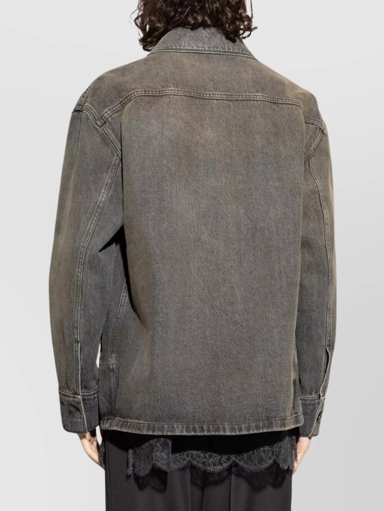 Fendi Denim Jacket With Collared Design And Pockets