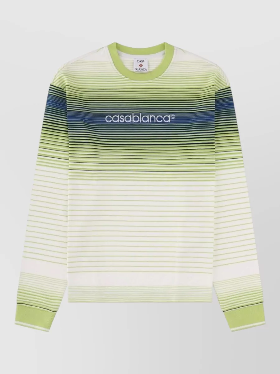 Casablanca cotton logo t-shirt