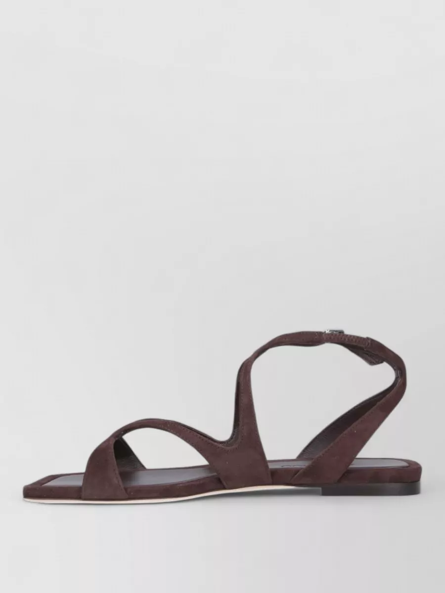 Jimmy Choo Suede Ankle Strap Sandals