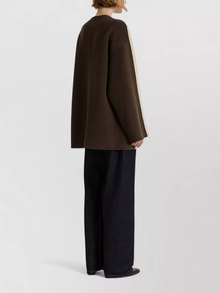Alberta Ferretti Wool Cashmere Oversized Coat