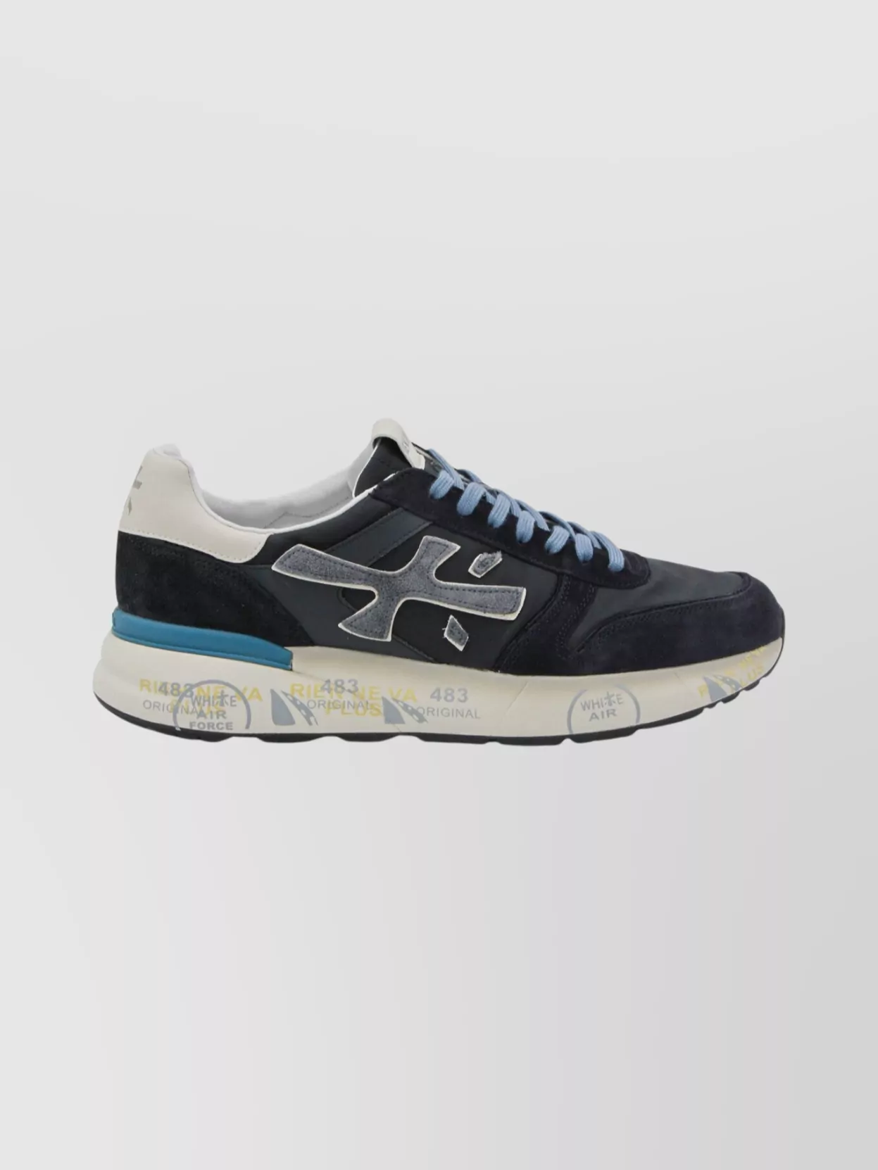 Premiata Low Profile Sneakers Contrast Sole