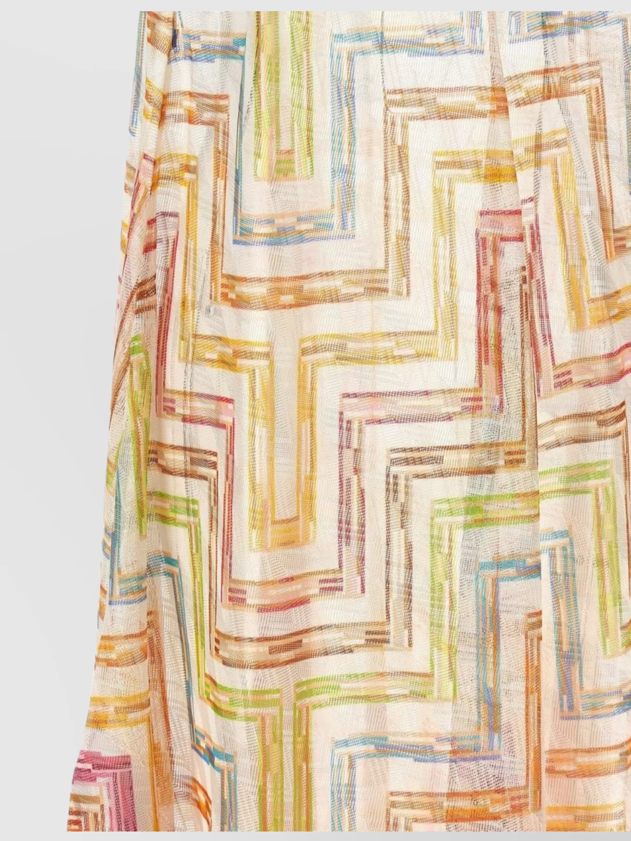 Missoni Tulle Dress With Asymmetrical Hem And Spaghetti Straps In Multi