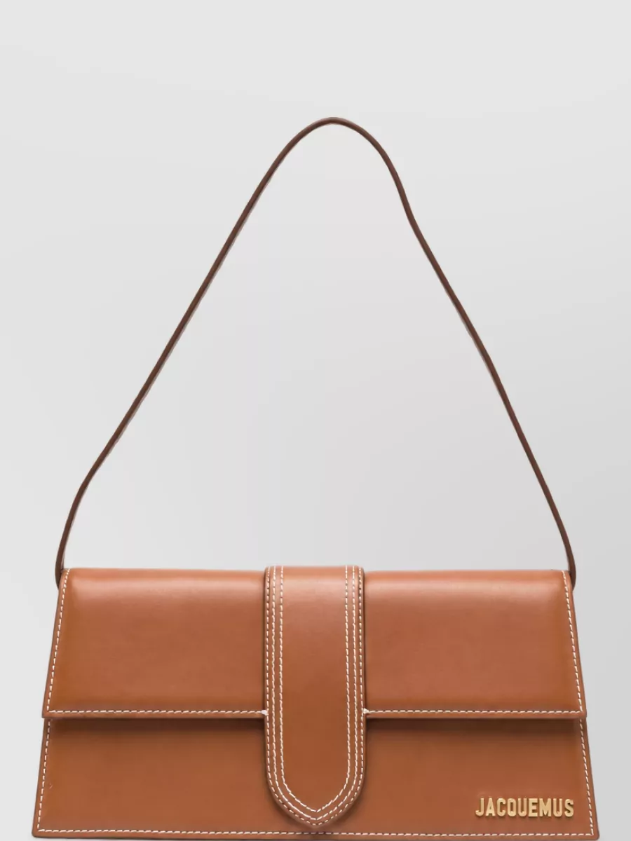 Jacquemus le bambino leather clutch bag