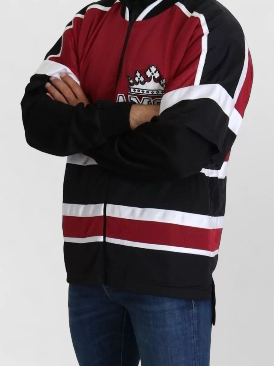 Dolce&Gabbana Colorblock Zip-Up Sport Jacket