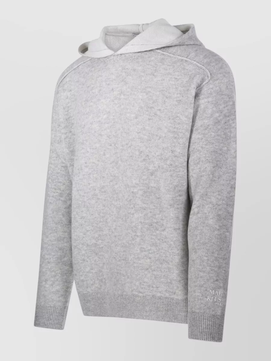 Maison Kitsuné Cashmere Wool Hooded Jacket