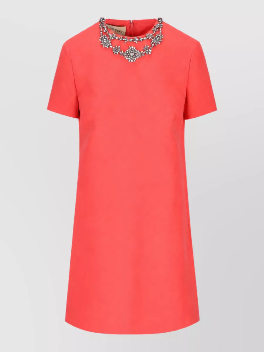 Valentino Garavani Silk Wool Knee-Length Dress
