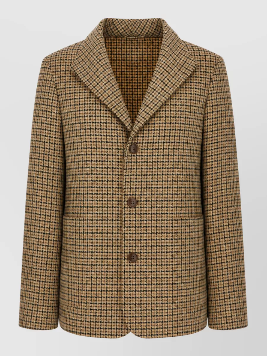 Fortela wool single breasted coat