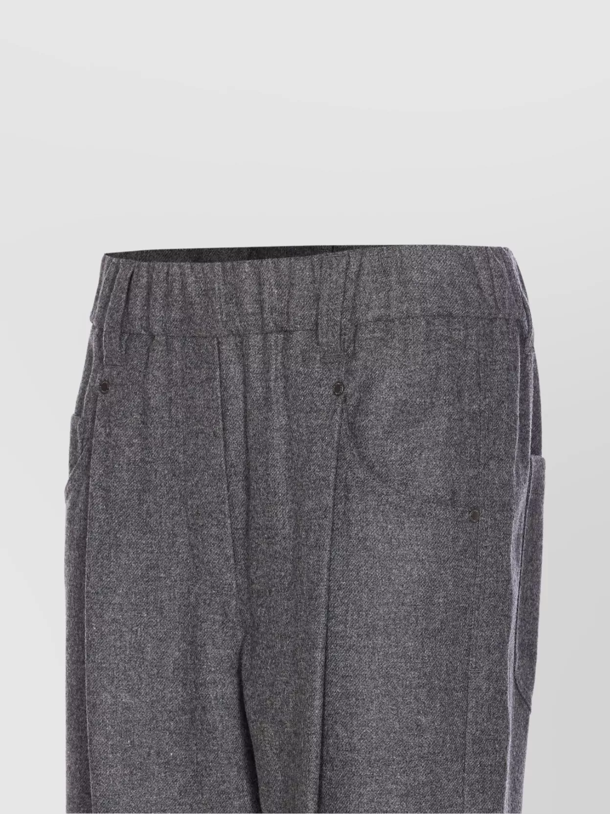 Brunello Cucinelli Trousers With Belt Loops And Elastic Waistband