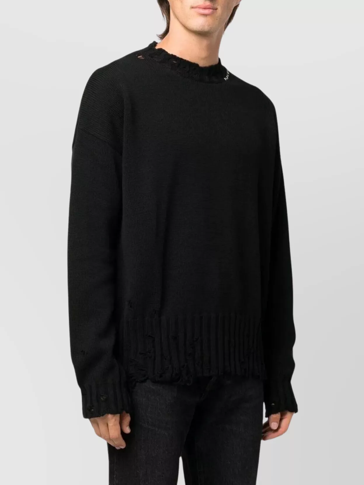 Marni Long Sleeve Crewneck Knit Sweater