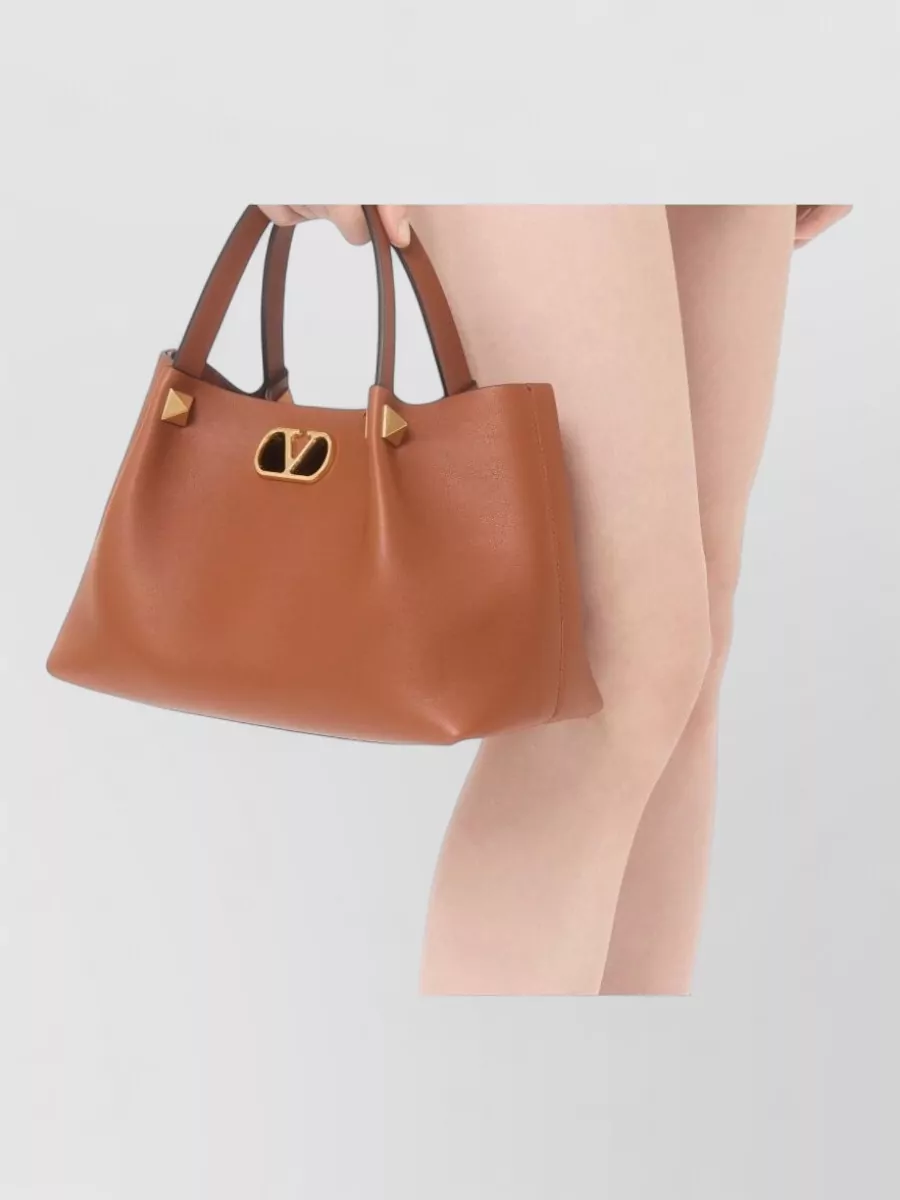 Valentino Garavani Vlogo Signature Small Leather Shoulder Bag