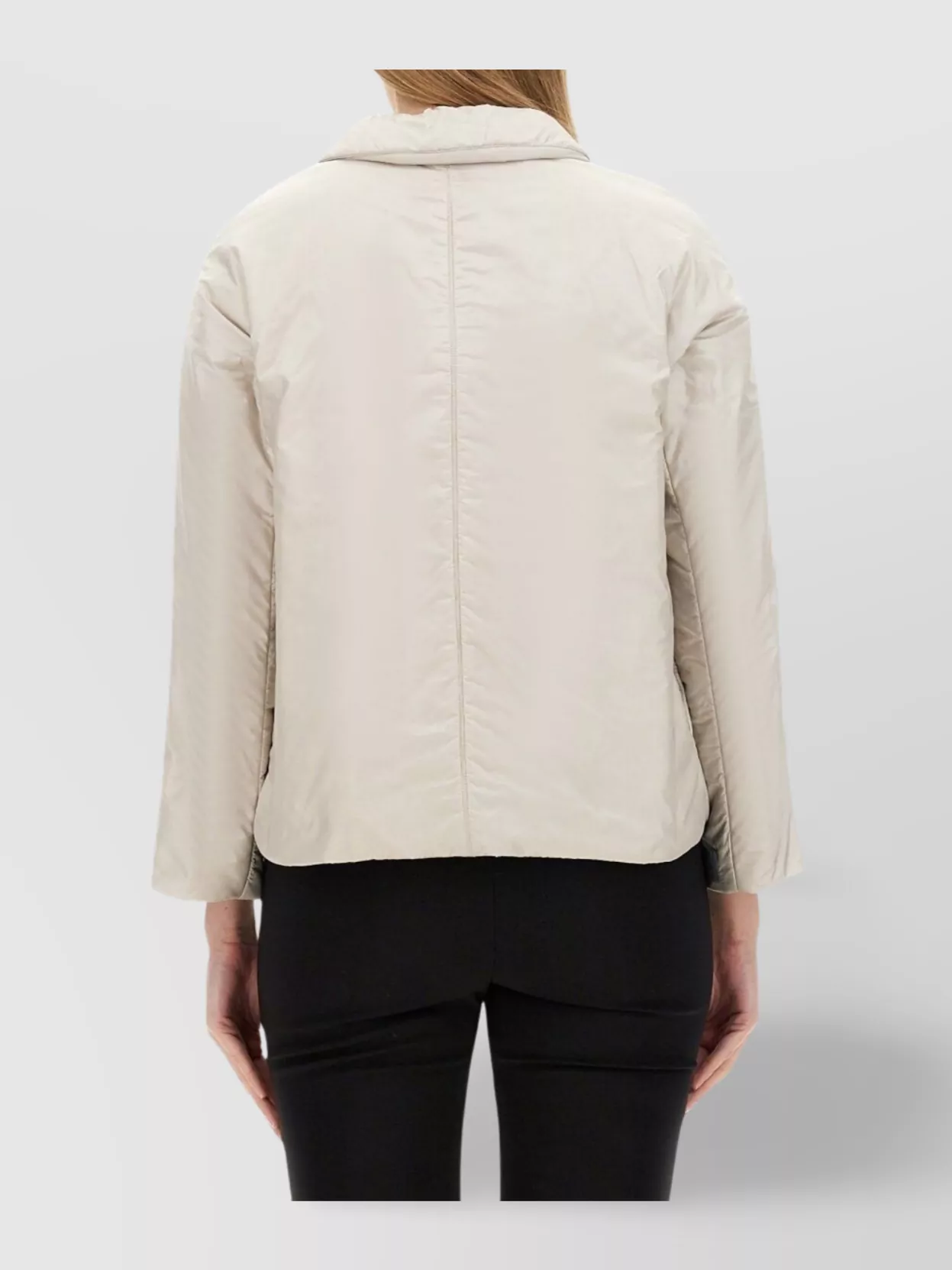 S Max Mara Cube Design Jacket Collared Neck